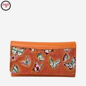 Billetera Mariposas Naranja