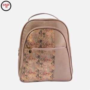 Morral Folia Rosado con Diseño Floral