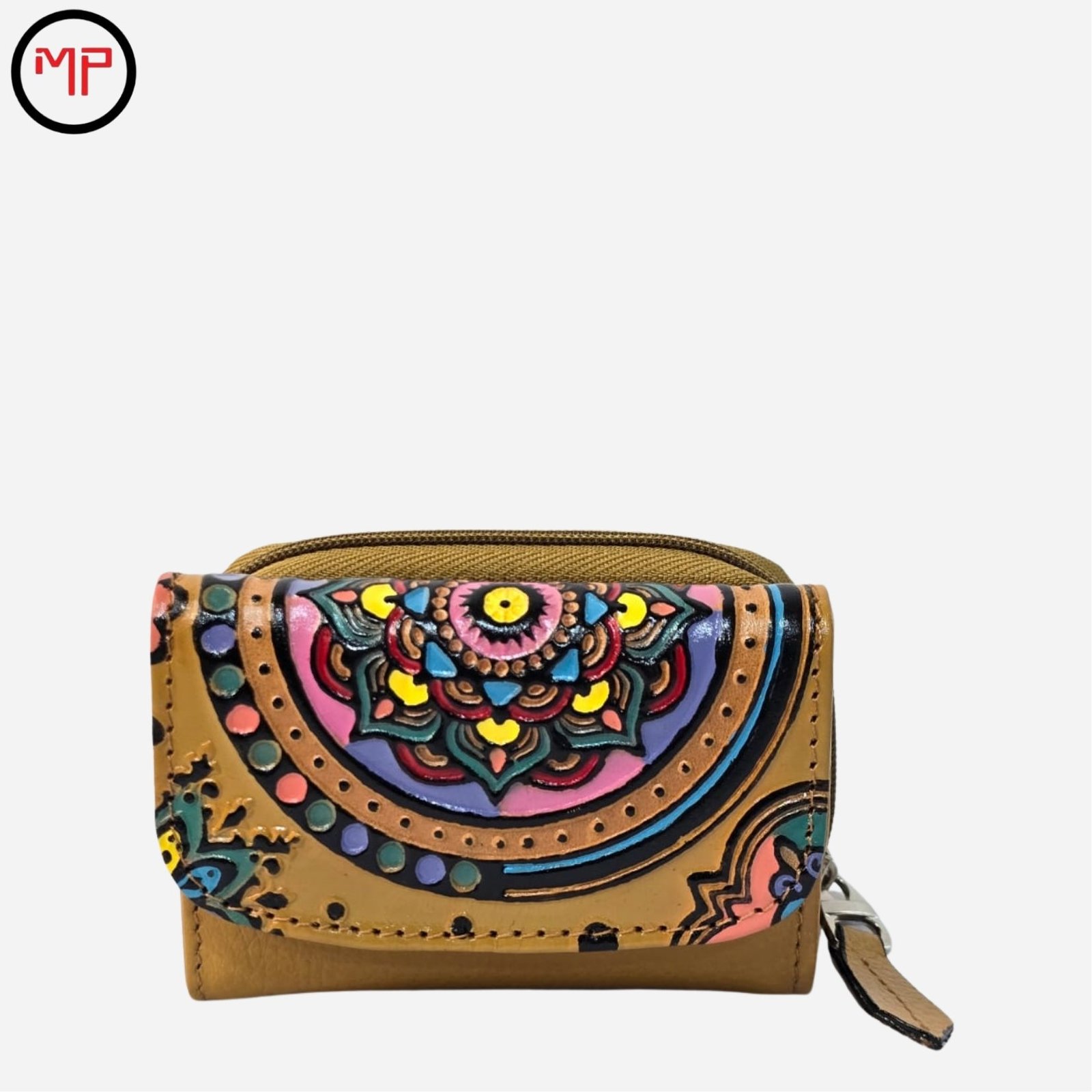 Monedero Mandala mostaza