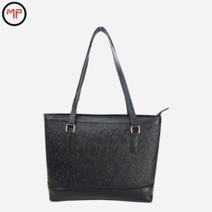 Bolso Negro Texturizado