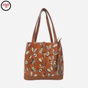 Bolso Grande Miel Mariposas
