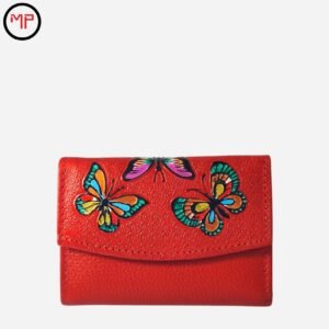 Mini Billetera Dama roja