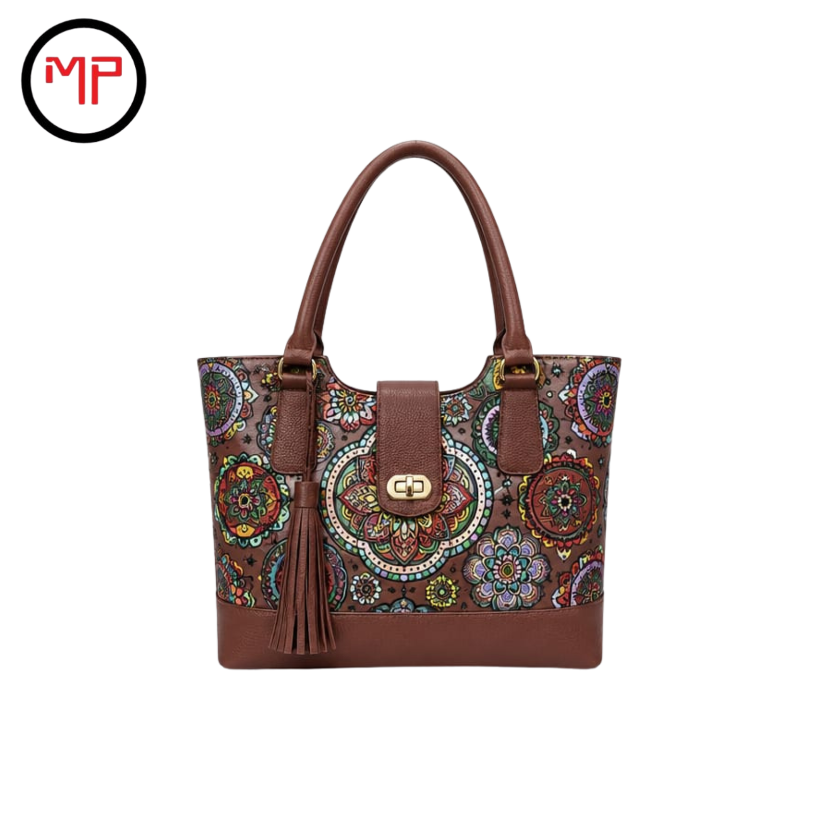 Bolso Broche Dobleservicio Brandy