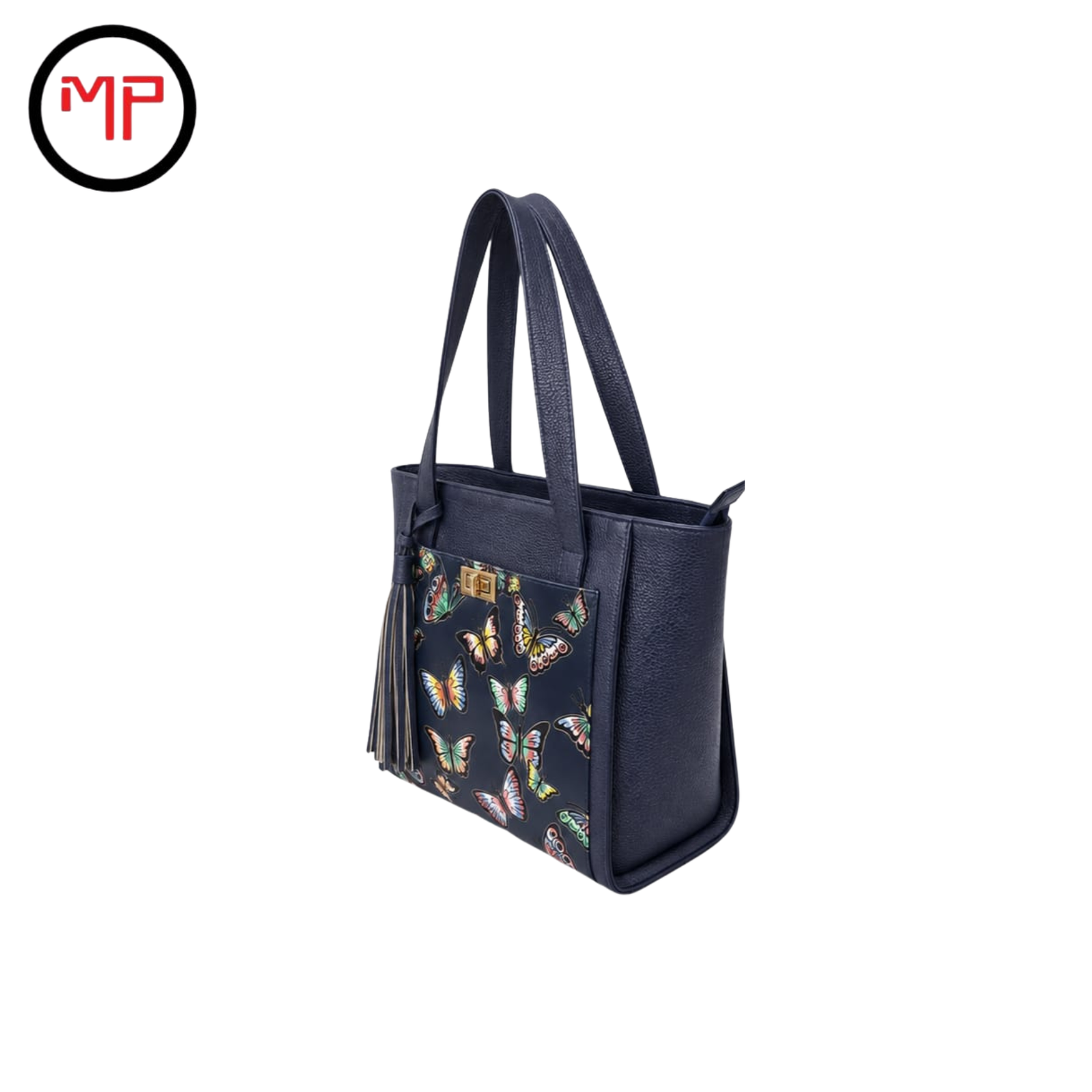Bolso Cuero Azul Dama