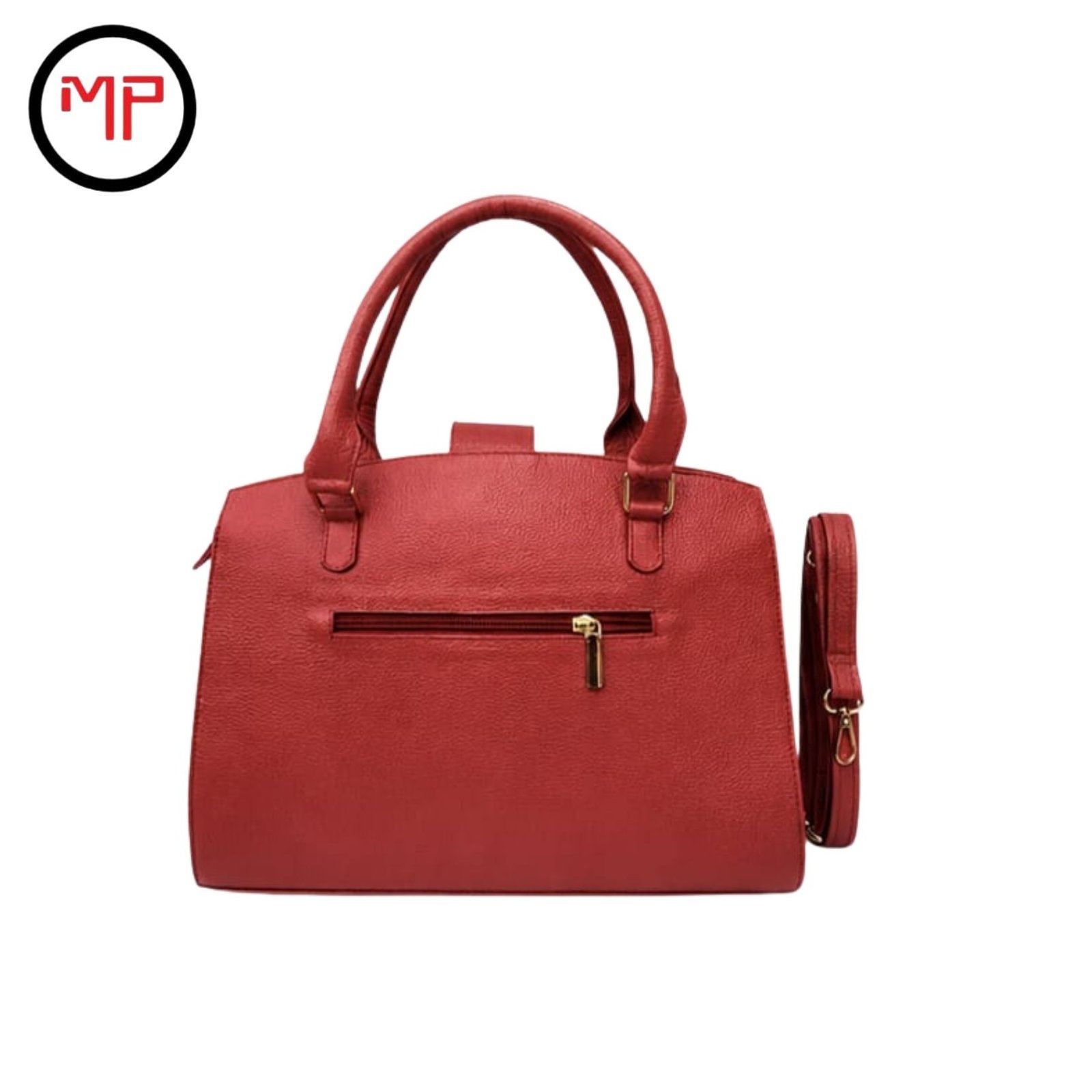 Bolso Cuero Rojo Dama