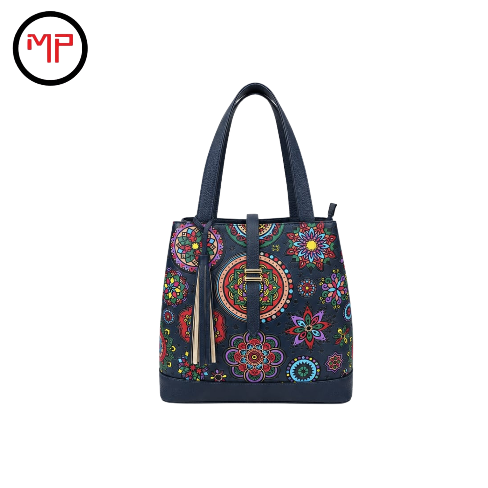 Bolso Mano Dobletalego Azul