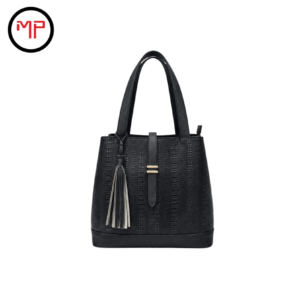 Bolso Mano Dobletalego Negro Folia