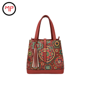 Bolso Mano Dobletalego Rojo