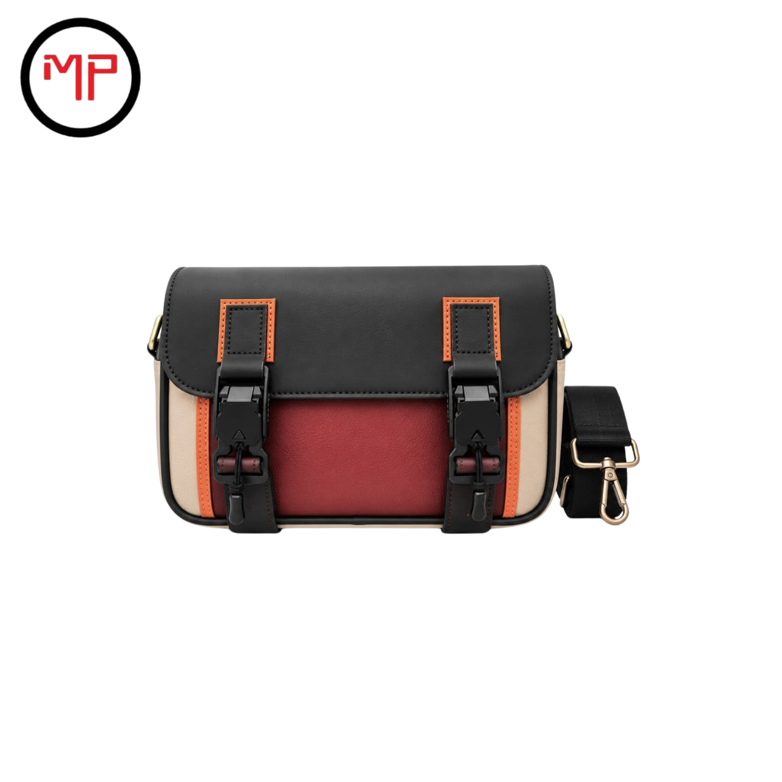 Carriel Negro Con Beige