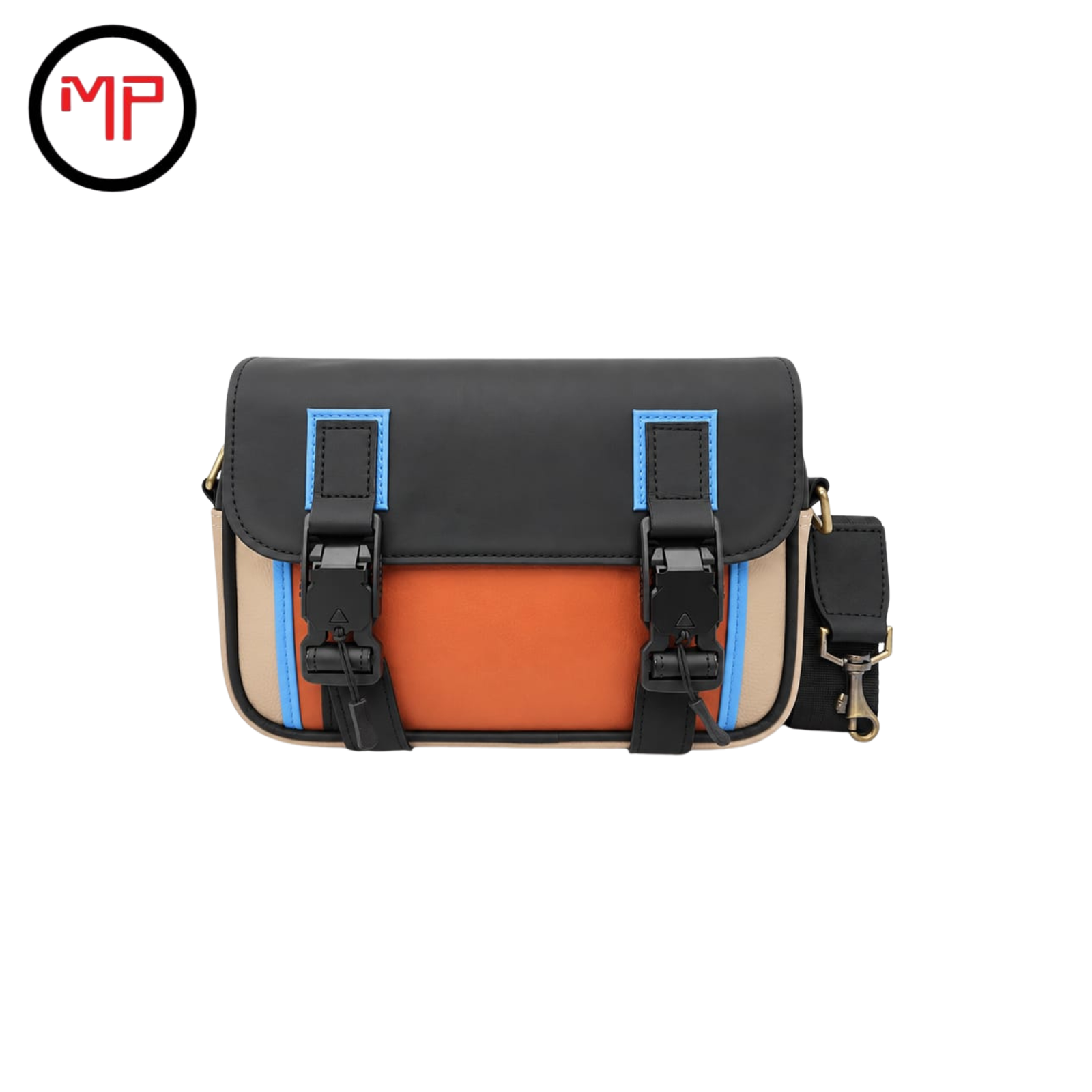 Carriel Negro Con Naranja