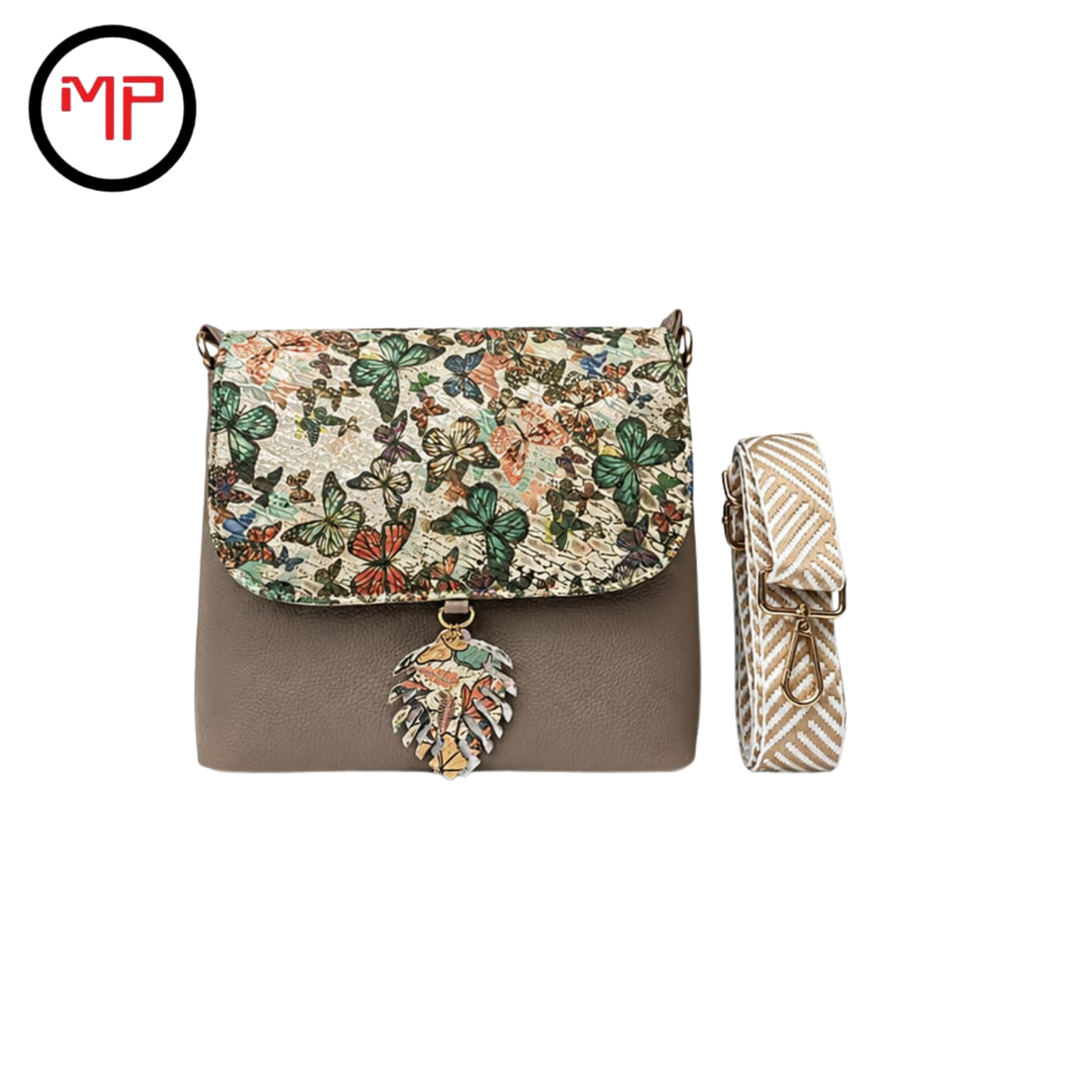 Mano Libre Hoja Beige