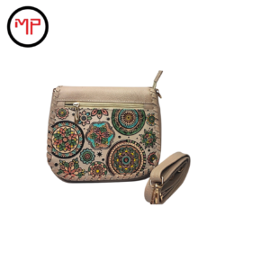 Mano Libre Tapa Tejida Beige