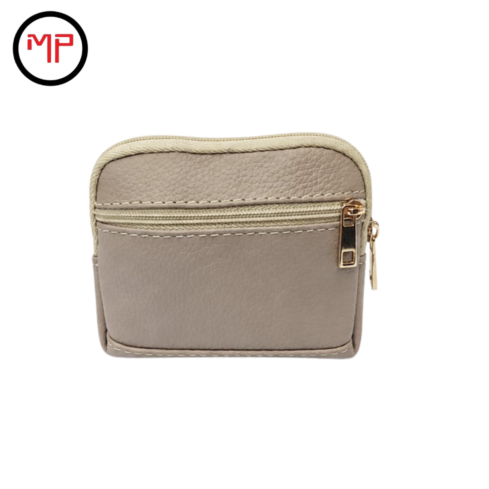 Monedero Beige Mariposa Cuero