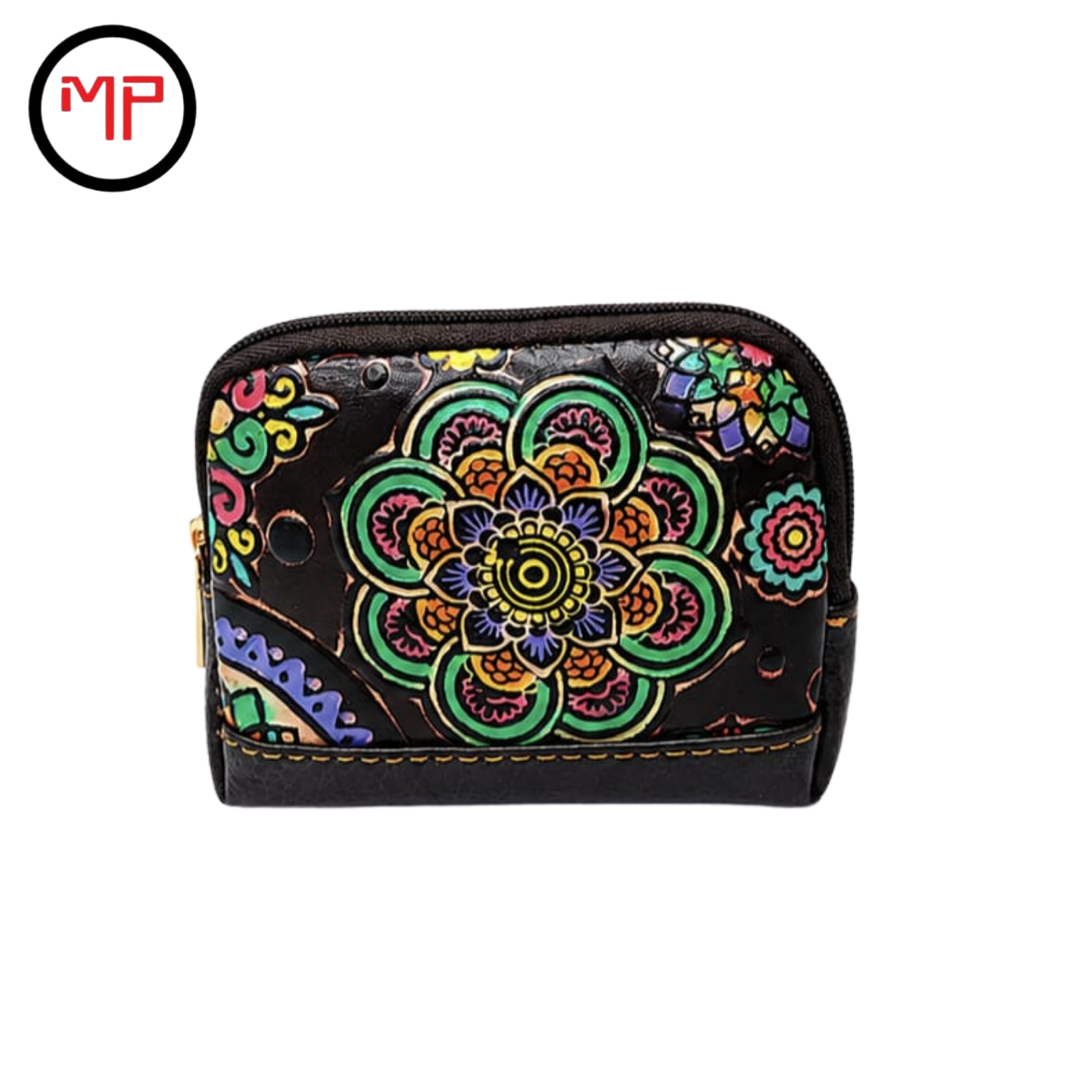 Monedero Flor Marron