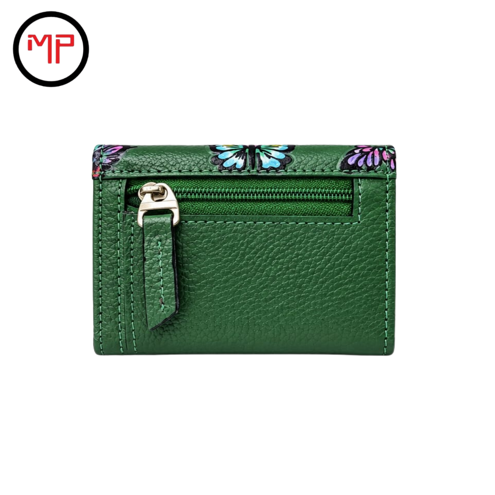 Billetera Cuero Verde