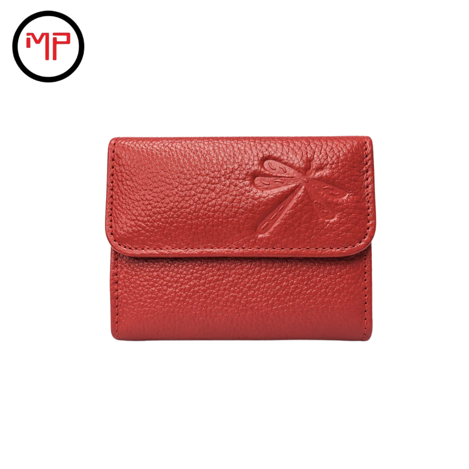Billetera Sobre Mediana Roja Lisa