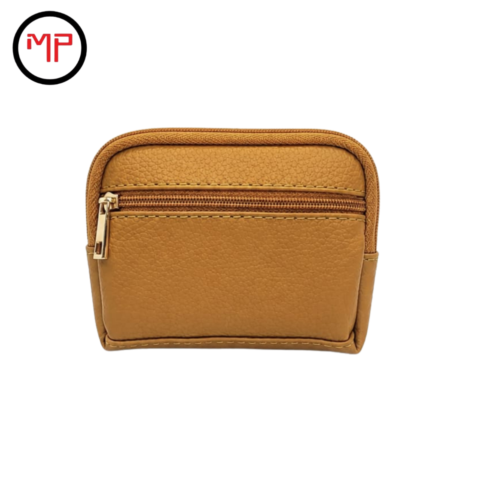 Monedero Mandala Mostaza Cuero
