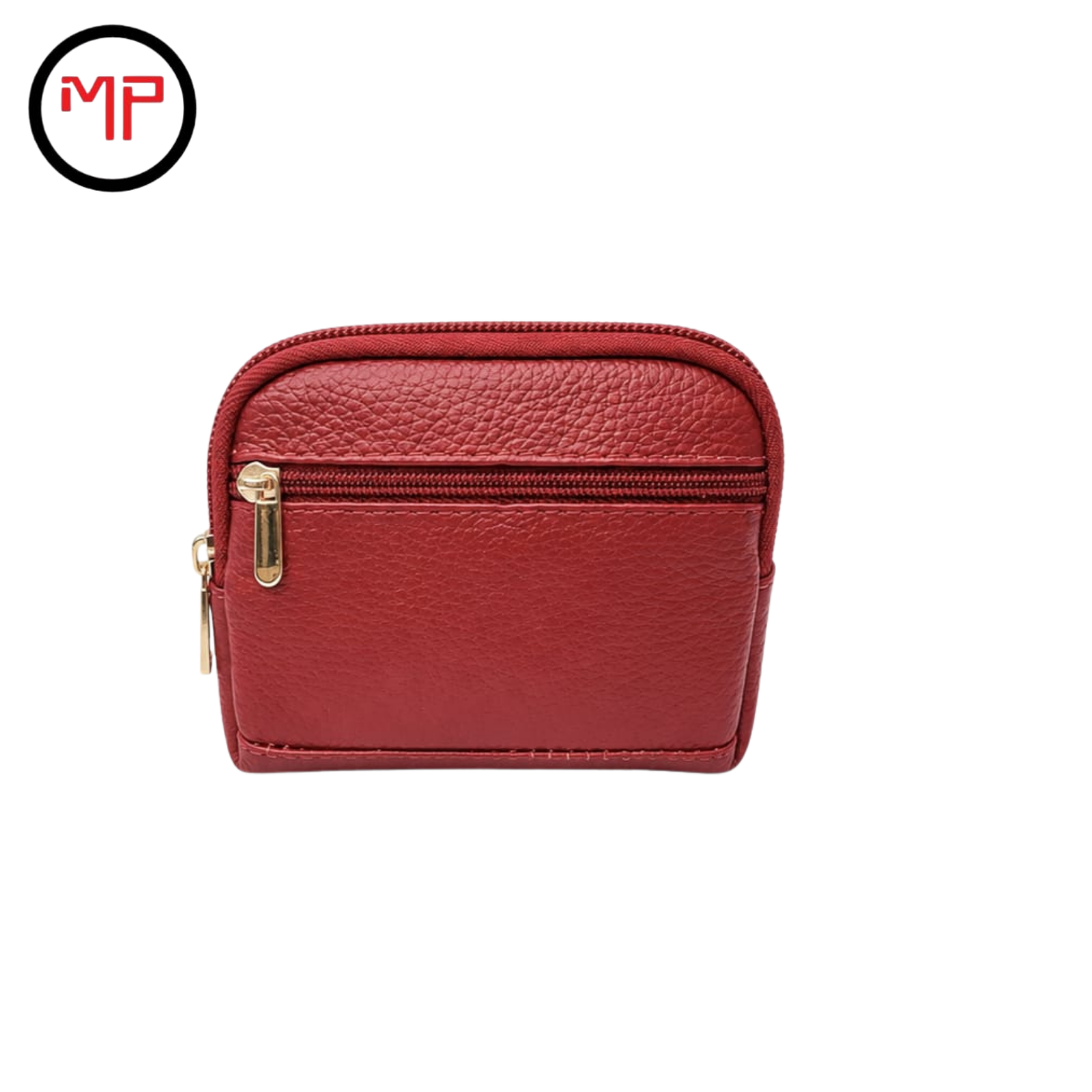 Monedero Mariposa Rojo Cuero