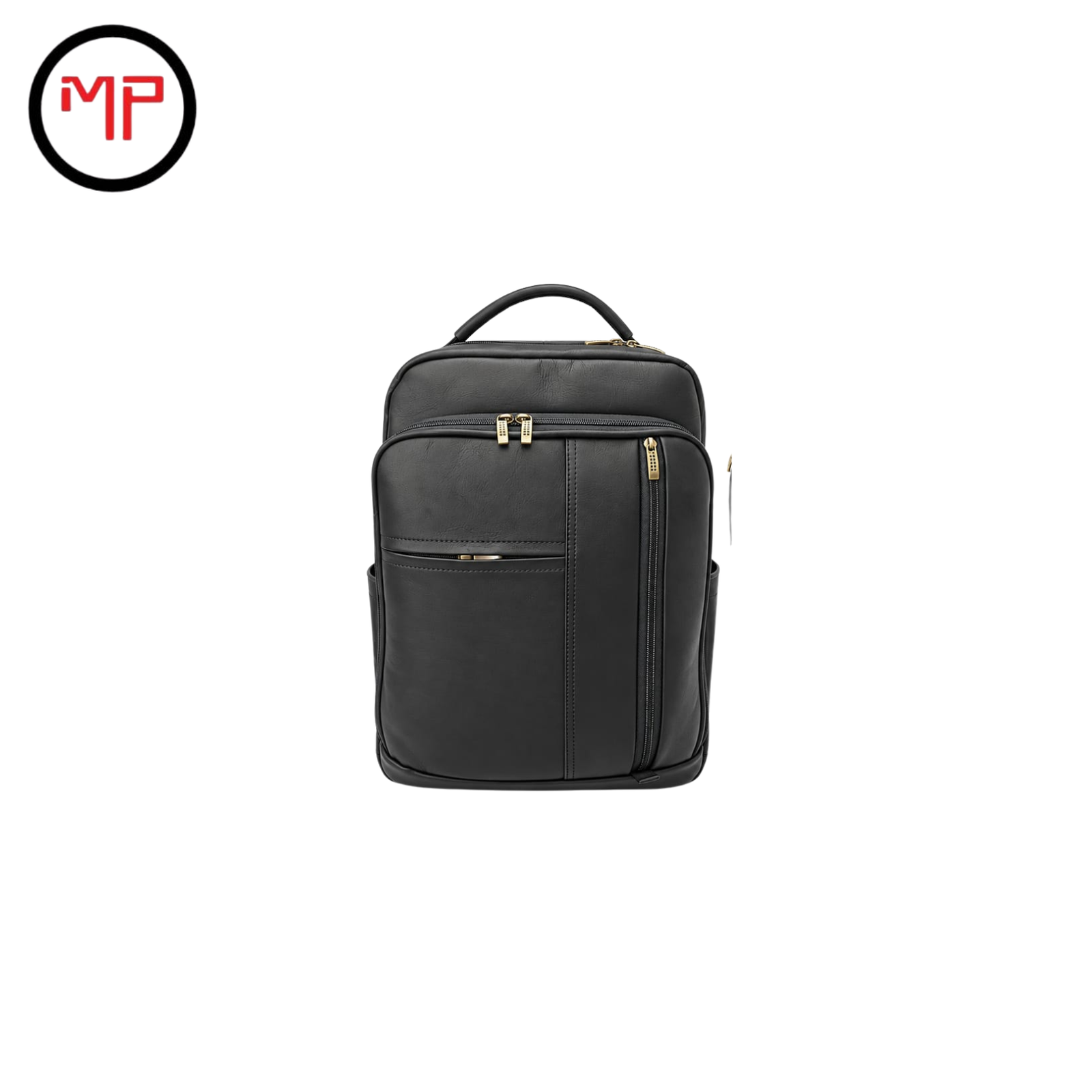 Morral Cuero Negro Hombre