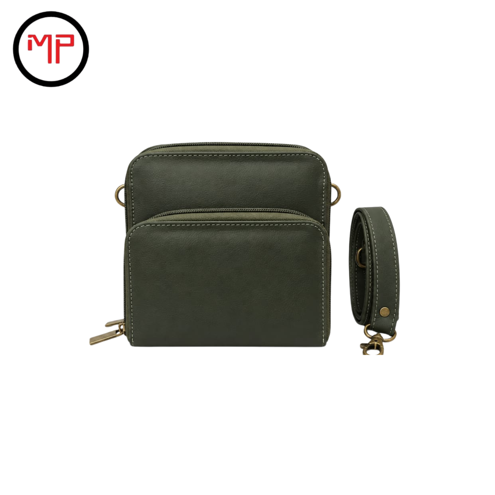 Portacelular Verde Hombre